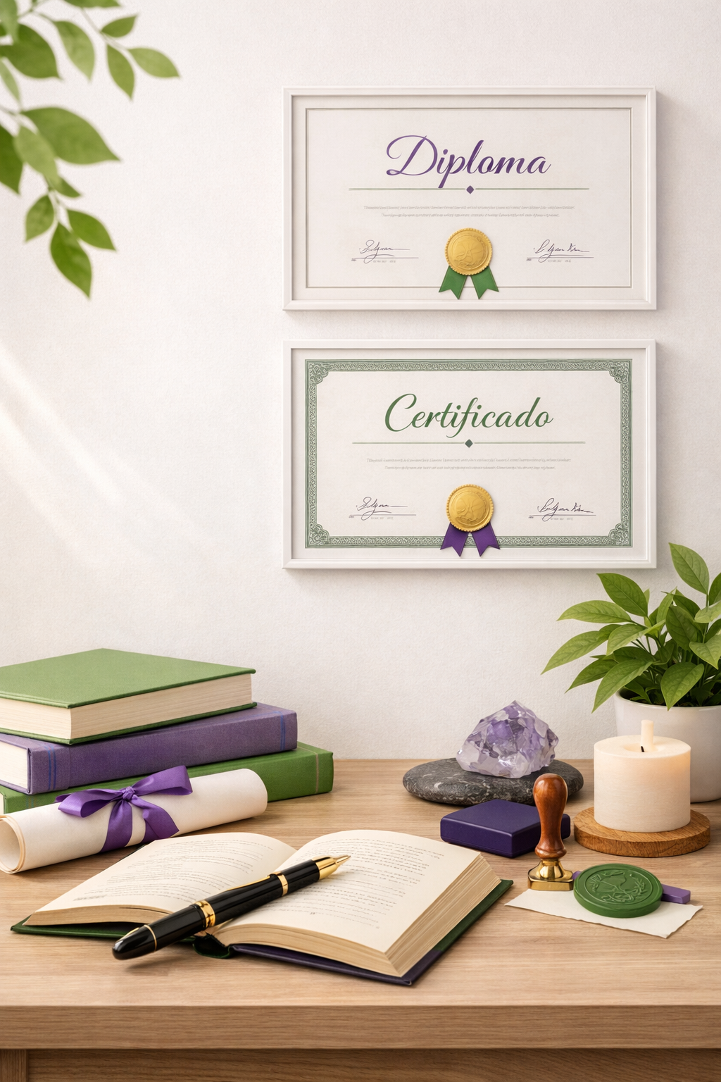 Diplomas de titulación y formación